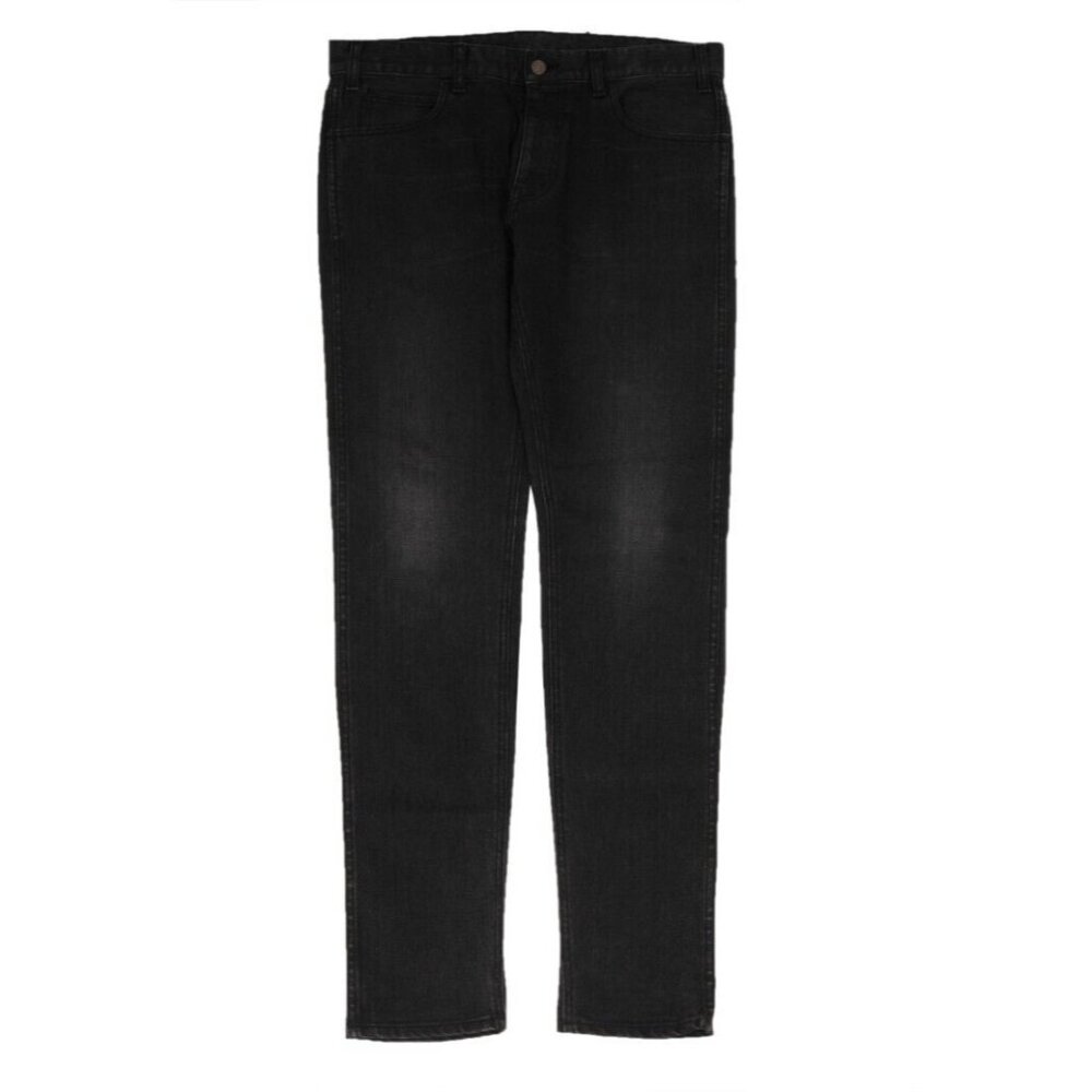 Celine Mens SK 003 Vintage Black Grey Jeans Size 30x33 Cotton Stretch Denim